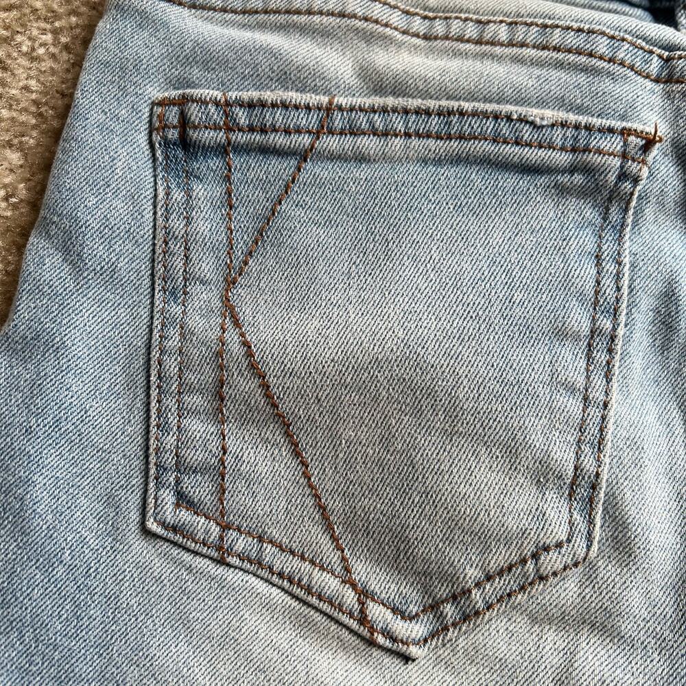 Kendall + Kylie Light Wash Distressed "The Ultra Babe Skinny" Jeans Size 1/25 - Picture 9 of 11